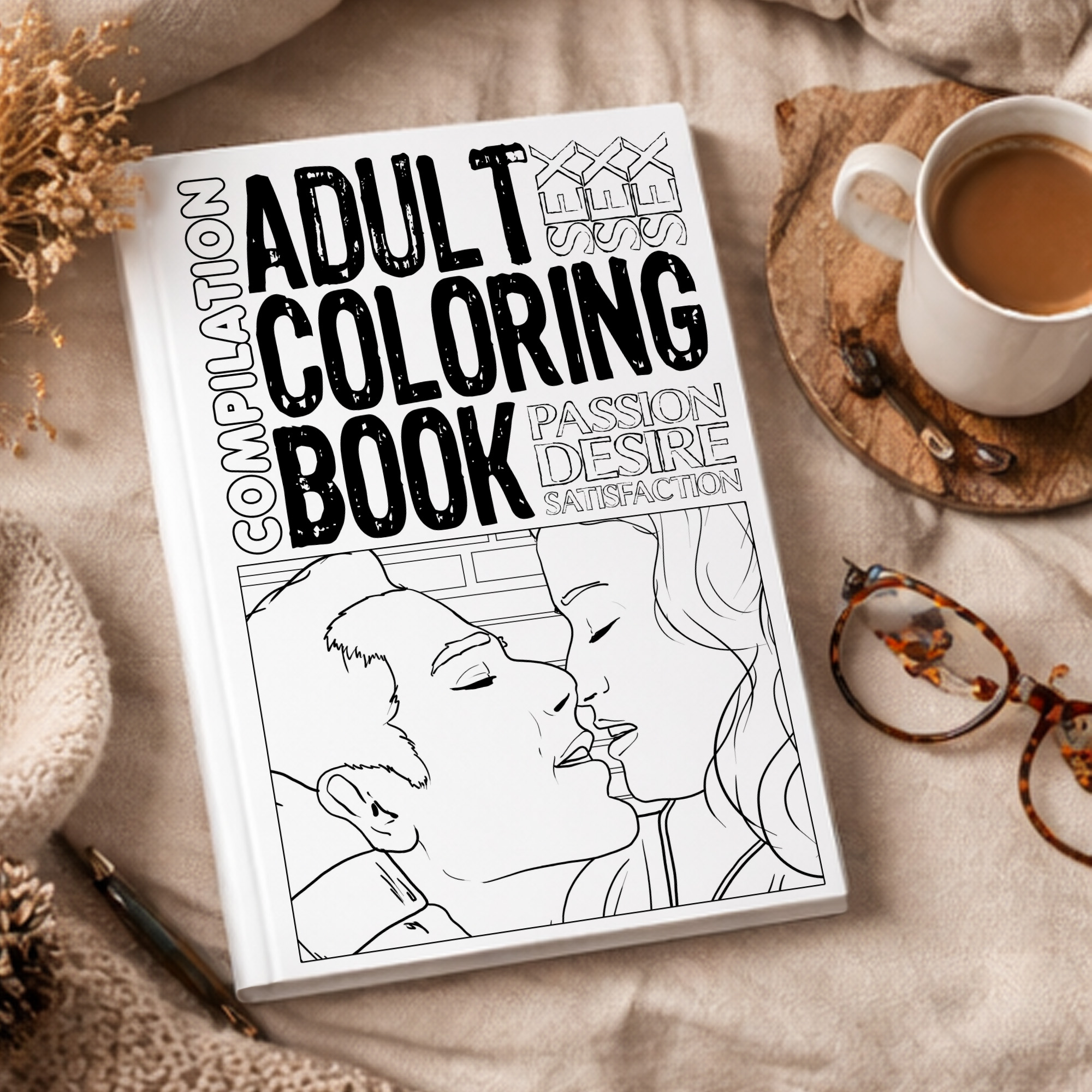 Adult Coloring Book Compilation 1