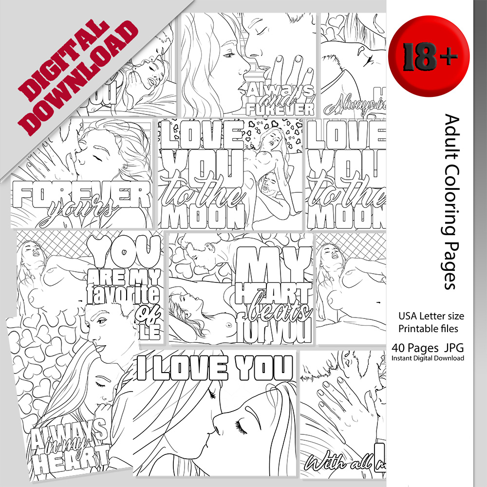 40 Beautiful Erotic pages –  Always And Forever